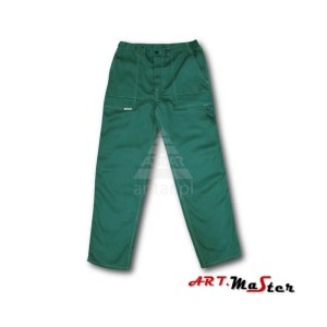 Spodnie w pas COMFORT zielone 170-188
