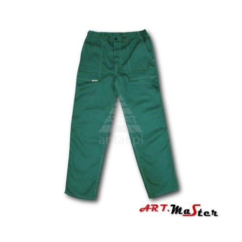 Spodnie w pas COMFORT zielone 170-188