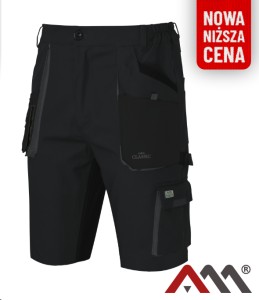 Spodenki krótkie Classic Slim 100 grafitowe nan