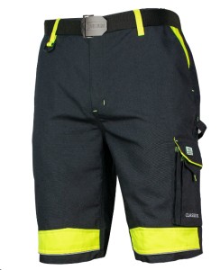 Spodenki krótkie Classic-VIS czarno-seledynowe nan