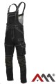Spodnie ogrodniczki COLEMANN JEANS czarne nan