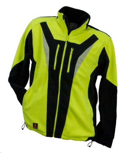 Bluza polarowa Urgent 987 seledynowo-czarna