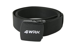 Pasek do spodni 4wrk boa czarny - czarny plastic