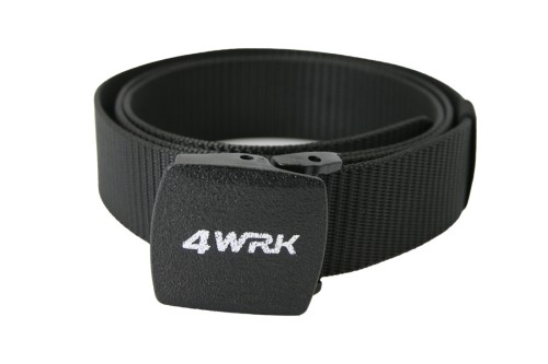 Pasek do spodni 4wrk boa czarny - czarny plastic