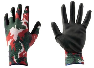 Rękawice rob.4wrk monsoon ks6002 camo czerwony 9/l