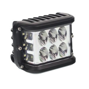 Lampa robocza PANEL LED, STROBOSKOP CUBE, 10-30V, 12LED, 97x75x60 mm, OBUDOWA ALUM.