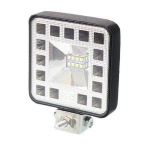 Lampa robocza HALOGEN LED, 23 LED MINI, KWADRATOWA, 10-36V, 83x83x20 mm, OBUDOWA ALUM.
