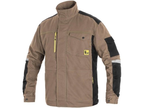 Bluza CXS STRETCH męska-beżowo-czarny