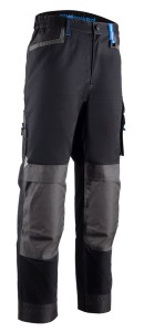 Spodnie do pasa Coverguard TELICA-czarny-niebieski