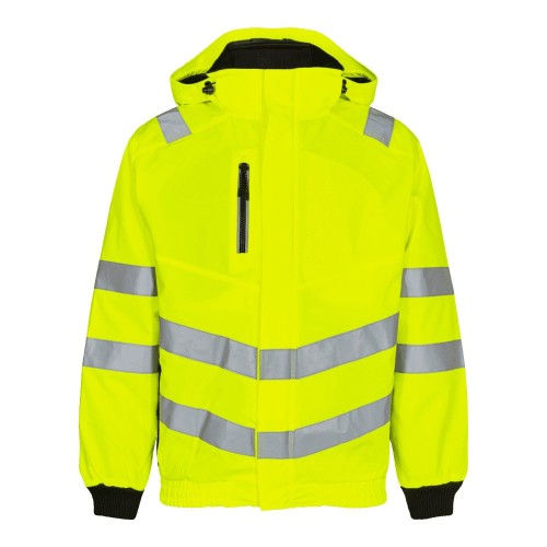 Kurtka ostrzegawcza ENGEL Safety Pilot-Hivis żółty/czarny
