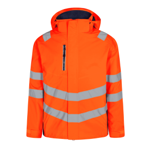 Kurtka ostrzegawcza ENGEL Safety Shell-Hivis pomarańczowy/niebieski