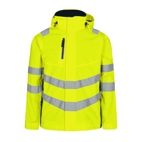 Kurtka ostrzegawcza ENGEL Safety Shell-Hivis żółty/niebieski