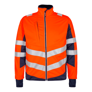 Kurtka ostrzegawcza ENGEL Safety Softshell-Hivis pomarańczowy/niebieski