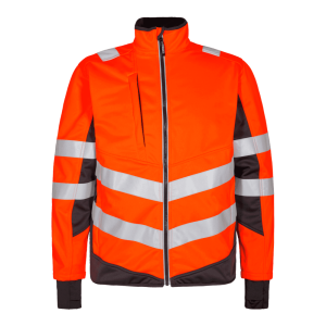 Kurtka ostrzegawcza ENGEL Safety Softshell-Hivis pomarańczowy/szary