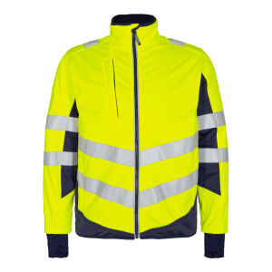 Kurtka ostrzegawcza ENGEL Safety Softshell-Hivis żółty/niebieski