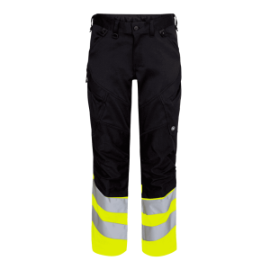 Spodnie do pasa ENGEL Safety-czarny/hivis żółty