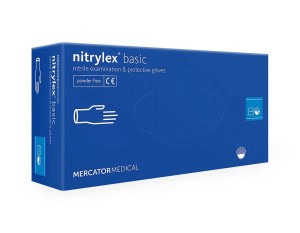 Rękawice nitrylowe MERCATOR NITRYLEX BASIC (100szt.)