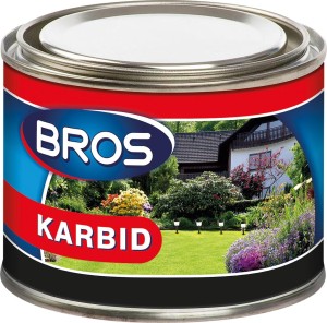 Karbid w granulkach na krety 500 g. BROS-KAR-KRET500