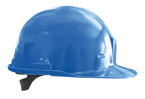 Kask niebieski