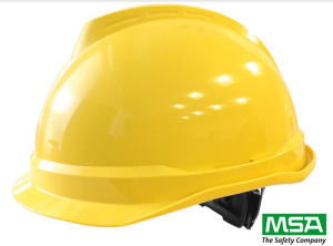 Hełm V-Gard 520 z krótkim daszkiem. MSA-KAS-VG520 żółty