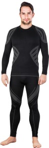 Bielizna termoaktywna WARM. US-WARM BS -czarno-szary S-M