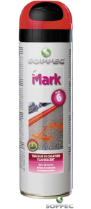 Fluorescencyjna farba geodezyjna FAS MARK 500 ml czerwona