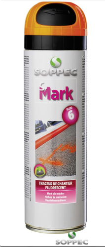 Fluorescencyjna farba geodezyjna FAS MARK 500 ml pomarańczowa