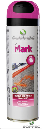 Fluorescencyjna farba geodezyjna FAS MARK 500 ml różowa