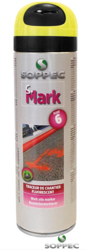 Fluorescencyjna farba geodezyjna FAS MARK 500 ml żółta