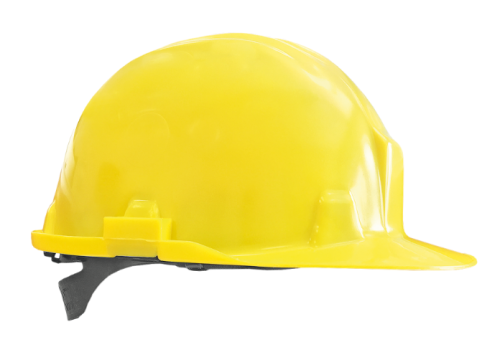 Kask żółty