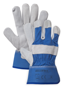 Rękawice Hand Flex 1066 dwoina całodłonicowa z mankietem