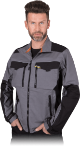 Bluza HARVERAIR.- tkanina: HARVERAIR-J SB szaro-czarny