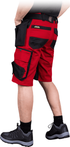 Spodenki HARVER HARVER-TS CB czerwono-czarny