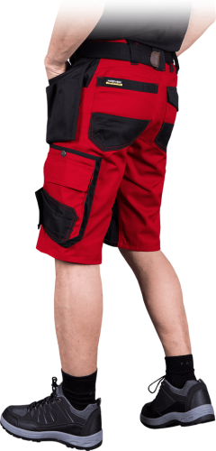 Spodenki HARVER HARVER-TS CB czerwono-czarny