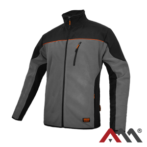 A-M Kurtka polarowa CLASPRO szara
