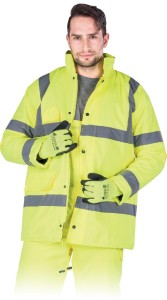 Kurtka ostrzegawcza ocieplana FLASH Yellow (K-VIS) seledynowa
