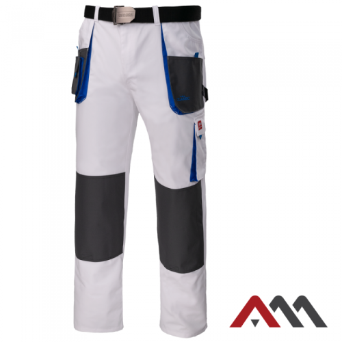 A-M Spodnie do pasa CLASSIC białe