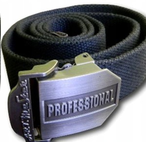 Pasek do spodni Professional czarny