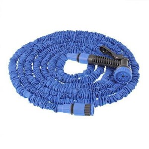 WĄŻ OGRODOWY FLEX  5,0 - 15m ZESTAW TRICK HOSE NIEBIESKI