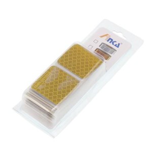 Taśma odblaskowa odcinek 4MB ŻÓŁTA III GENERACJA, PRZERYWANA