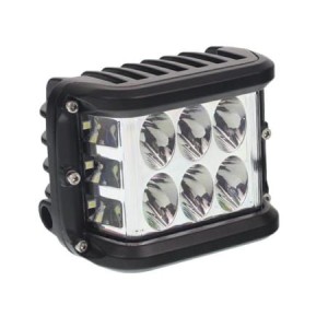 Lampa robocza PANEL LED, STROBOSKOP CUBE, 10-30V, 12LED, 97x75x60 mm, OBUDOWA ALUM.
