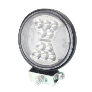 Lampa robocza HALOGEN LED, 24 LED okrągła, 10-30V, 112x112x38mm