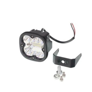 Lampa robocza HALOGEN LED, 20 LED ZAOKRĄGLONA, 12-80V, 80x80x65mm