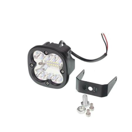 Lampa robocza HALOGEN LED, 20 LED ZAOKRĄGLONA, 12-80V, 80x80x65mm