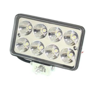 Lampa robocza ledowa SZEROKA  8 LED, 9-30V, 151x90x50mm, 1600 lm, OBUDOWA ALUM.