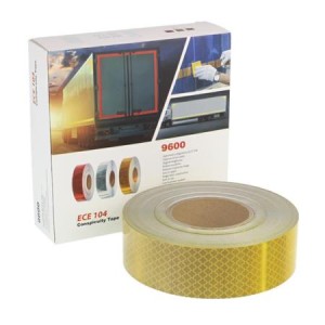 Taśma odblaskowa W ROLCE 50mb ŻÓŁTA III GENERACJA
