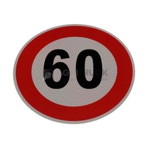 GMP nalepka (naklejka) limit prędk.-  60km/h