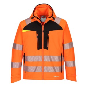 Portwest DX475 Kurtka Softshell ostrzegawczy DX4 pomarańczowy