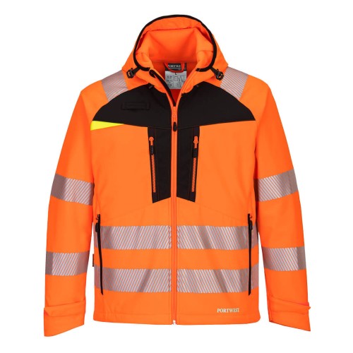 Portwest DX475 Kurtka Softshell ostrzegawczy DX4 pomarańczowy