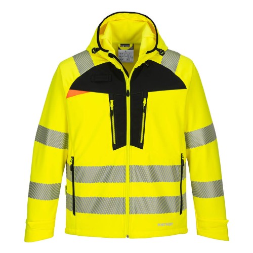 Portwest DX475 Kurtka Softshell ostrzegawczy DX4 seledynowa